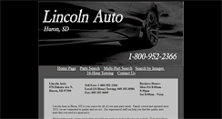 Desktop Screenshot of lincolnautoparts.com